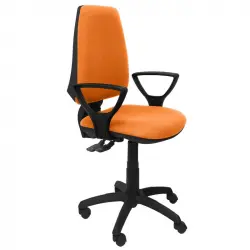 Piqueras y Crespo Elche S Bali Silla de Oficina Brazos Fijos Naranja