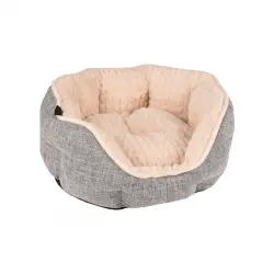 Flamingo Zupo Octógono Gris cama cuna para perros y gatos