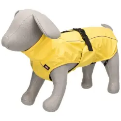 Impermeable y reflectante para perros color Amarillo