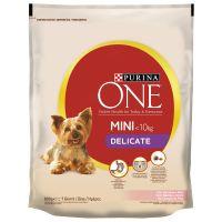 Purina ONE Mini Delicate con salmón - 3 x 800 g