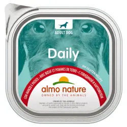 Almo Nature Diario 9 x 300 g - con carne de vacuno y patatas