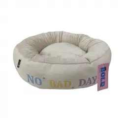 Bold Go Donut Cama Redonda Para Perros Mini y Gatos, Talla 50x50x12cm