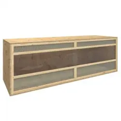 Terrario De Madera Contrachapada 144x46x48 Cm Vidaxl