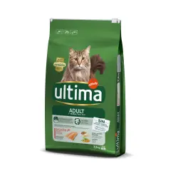 Ultima Adult con salmón para gatos - 7,5 kg