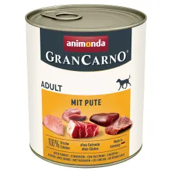 Animonda GranCarno Original Adult 6 x 800 g - con pavo