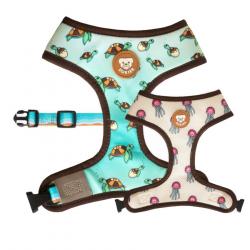 Dukier Arnés Reversible Estampado Tortugas para perros