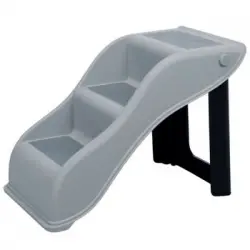 Escalera Plegable Para Mascotas Gris Claro 39475 Trixie