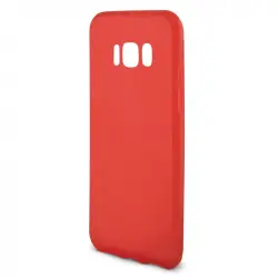 Ksix Flex Sense Funda Roja con Aroma Fresa para Galaxy S8 Plus
