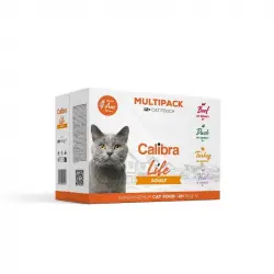 12x85gr Calibra Gato Adulto Pouch Multipack