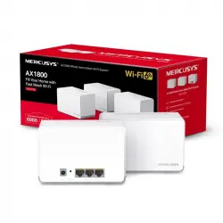 Mercusys Halo H70X Pack 2 Sistema Wi-Fi 6 Mesh AX1800 Dual Band Gigabit