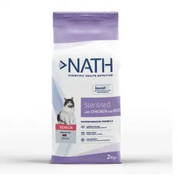 Nath Senior Sterilised Pollo y Arroz pienso para gatos