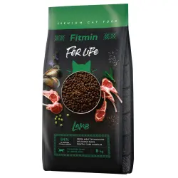 Fitmin cat For Life Adulto con Cordero - 8 kg