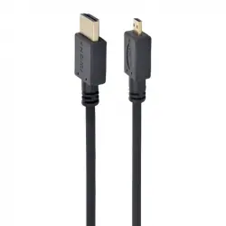 Gembird Cable HDMI 2.0 a Micro HDMI Conector Chapado en Oro Macho / Macho 1.8m Negro