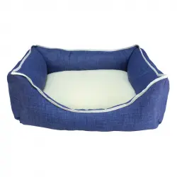 Arquivet Cama Acolchada Modelo Borrego Azul 45x45x40