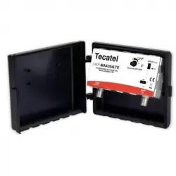 Tecatel Amplificador de Mástil con Ganancia 30dB 1e UHF Exterior Negro