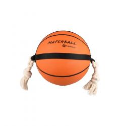 Flamingo Matchball Pelota de Basquetbol con Cuerda para perros