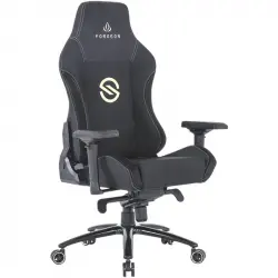 Forgeon Spica Fabric Silla Gaming Tela Transpirable Negra