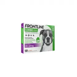 Frontline combo spot on pipetas antiparasitarias para perro [2 formatos - 4 tamaños] 18 20-40 Kg, 0.10 kg