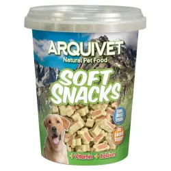 Soft snacks Huesitos duo salmón y arroz 300 grs. Snack para perros, Unidades 12 unidades