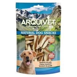 Arquivet Snack Natural para Perros Sandwich de Pollo 110 GR