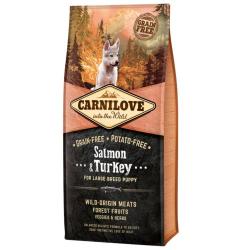 Carnilove Puppy Large Salmón y Pavo pienso para perros