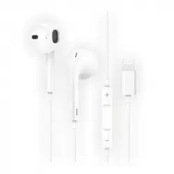 Tech One Tech Eartech Hip Tec1201 Auriculares con Micrófono Lightning Blancos