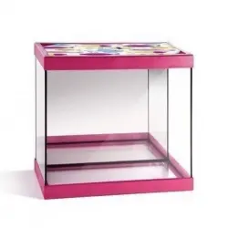 Akkua acuario basic kids de cristal rosa