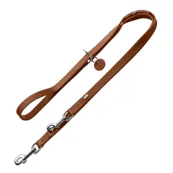 Correa ajustable HUNTER Aalborg coñac para perros - 200 x 2 cm (L x An)