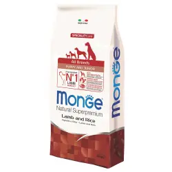 Monge Natural Superpremium Cachorros de todas las razas Cordero y arroz - 12 kg