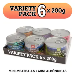 Variety Pack - Fresh MINI Meatballs 6x200gr