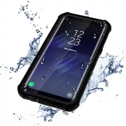 Avizar Funda Impermeable IP68 Negra para Samsung Galaxy S8