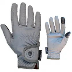 Guantes de equitación Serino | Color Gris  | Equipamiento para el caballo | Guarnicionería Los Nietos | Tradición artesana