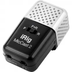 IK Multimedia iRig Mic Cast 2 Micrófono Dual Ultracompacto