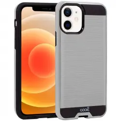 Cool Carcasa Aluminio Plata para iPhone 12 mini