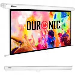 Duronic MPS70 16/9 WE Pantalla Proyección 70 Pulgadas 155x87cm Pared o Techo 1080p 4K 8K