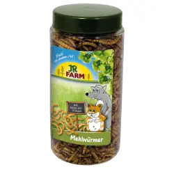 JR Farm gusanos de la harina en bote - 70 g