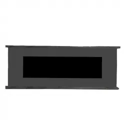 Mueble Chimenea Interior Gris Oscuro Mobile Desio 180 Antracita