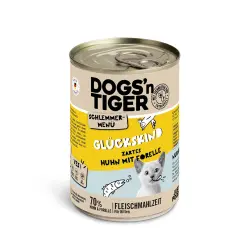 Dogs'n Tiger menú gourmet 6 x 400 g - Pollo con trucha I Gatito