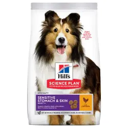 Hill's Adult 1+ Sensitive Stomach & Skin Medium Science Plan con pollo - 2,5 kg