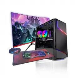 PcVIP Pack Gaming Bullet One Intel Core i7-12700F/32GB/1TB SSD/RTX4060 Ti/Monitor 27" + Periféricos