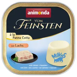 Animonda Vom Feinsten Adult à la Panna Cotta 32 x 100 g - con salmón