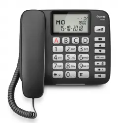 Gigaset DL580 Teléfono Fijo Negro