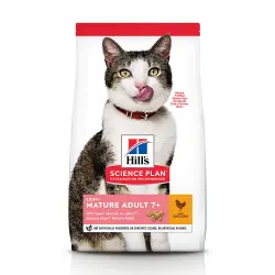 Hill's Mature Adult 7+ Light con pollo para gatos - 1,5 kg