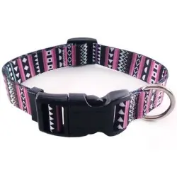 Collar étnico para perro color Morado