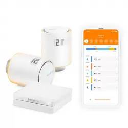 Netatmo Válvulas Inteligentes para Radiador Starter Pack para Calefacción Colectiva