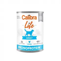 6x400gr Calibra Life perro Adulto Latas con Pollo y Arroz