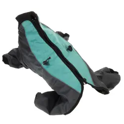 Abrigo largo Overall II para perros - Talla 55 verde menta: 55 cm longitud dorsal