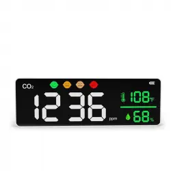 Leotec Medidor de CO2 de Pared con Sensor NDIR
