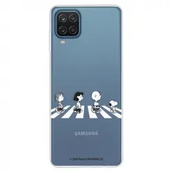 Funda Oficial de Snoopy Peanuts Personajes Peatones para Samsung Galaxy A12