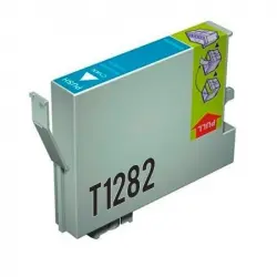 Inkpro Cartucho de Tinta Compatible con Epson T1282 Cian